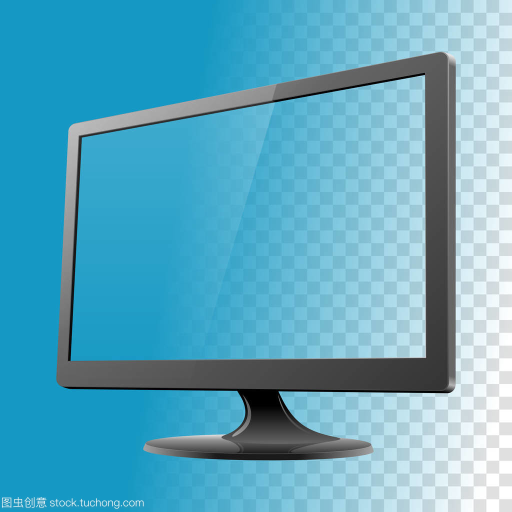 未来视界 计算机显示器样机矢量图设计解析